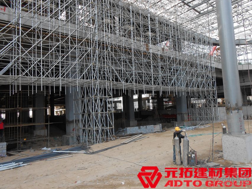 租賃的盤扣式腳手架搭建效率怎么樣？